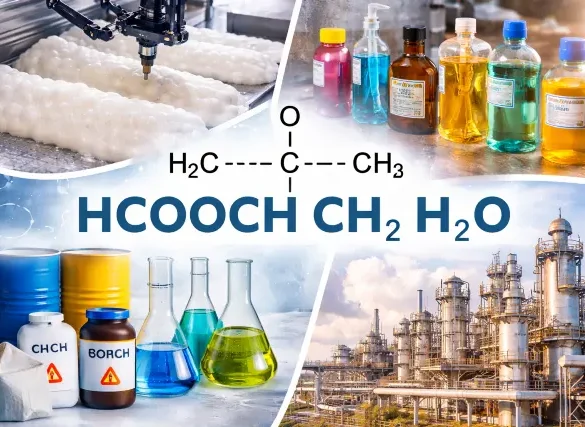 HCOOCH CH2 H2O used in industry and manufacturing processes