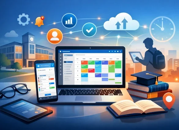 Myflexlearning dashboard showing courses, assignments, quizzes, and progress tracking in 2026