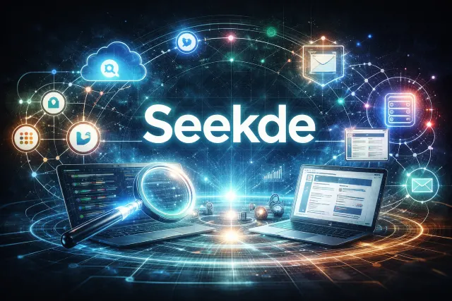 Seekde next-generation search discovery platform showing top integrations and connected knowledge tools